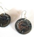 Pewter Medicine Bear Earrings