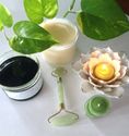 Jade Massage Roller, Lotus Candleholder, Matcha Le