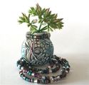 Dragonfly Raku Tachyon-energized Aromatherapy Pend