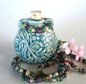 Dragonfly Raku Tachyon-energized Aromatherapy Pend