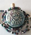 Dragonfly Raku Tachyon-energized Aromatherapy Pend