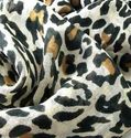 Classic leopard print scarf 22 x 76" viscose