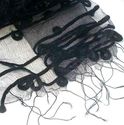 Black on Black Fashion Scarf Fair Trade