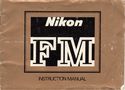 Nikon FM Instruction Book