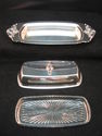 Wallace Baroque Silverplate Butter Dish Rectangula