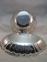 2 Silverplate Fluted Bowls Oval 11" Bread Oneida a