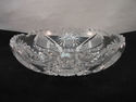 America Brilliant Period Cut Crystal 8x2 Bowl Oval