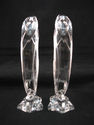 2 Lenox Candle Candlesticks Falling Star Pair Lead