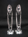 2 Lenox Candle Candlesticks Falling Star Pair Lead