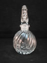 Perfume Bottle & Stopper 6" Vintage Swirled Tusk B