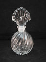 Perfume Bottle & Stopper 6" Vintage Swirled Tusk B