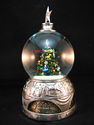 Wallace Silverplate Musical Water Globe w Revolvin