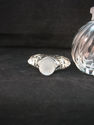 Perfume Bottle & Stopper 6" Vintage Swirled Tusk B