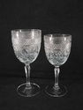 Luminarc Antique 7" Wine and 7 1/2" Water Goblet S