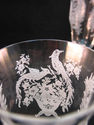 Tiffin Persian Pheasant Qty 2 Elegant Glass Ice Te