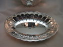 2 Silverplate Fluted Bowls Oval 11" Bread Oneida a