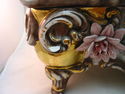 Huge Capodimonte Benrose Porcelain Roses Box with 