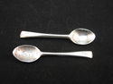 Set of 2 Crystal Clear Open Master Salts and Spoon