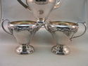 SilverPlate Tea Set Sugar Creamer 1920 Stanley Aly