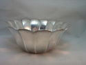 2 Silverplate Fluted Bowls Oval 11" Bread Oneida a