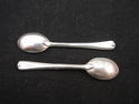 Set of 2 Crystal Clear Open Master Salts and Spoon