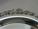 Oneida Venetian Scroll Round Tray Silver Plate 17"