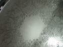 Oneida Venetian Scroll Round Tray Silver Plate 17"