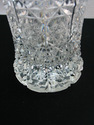 Queen Lace 10" Hand Cut Crystal Trumpet Vase Czech