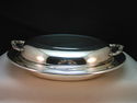 Sheridan Silver Plate Covered Vegetable Oval Bowl 