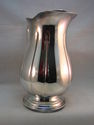 Towle Ribbed Silverplate Ice Water Pitcher on Pede