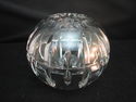 Irish Crystal Pressed Cut Clear Crystal Rose Bowl 