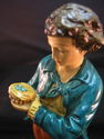 Borghese Vintage Italy 1930's Statue Peasant Man &