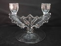 Paden City Like Candle Holders Butterfly or Fan Cl