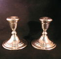 Gorham Silverplated Candleholders c1960 Matches Pu