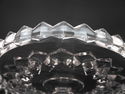 EAPG Cake Stand US Glass Ohara Diamond Clear Rum W