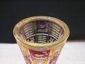 Ruby & Yellow Cut to Clear Bicolor 7.5" Chalice or