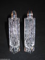 Banquet Lead Crystal Salt & Pepper Set 5 1/4" Uniq