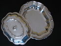 Melon Silverplate Community Ornate Covered Serving