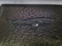 Rare Hammered Pewter Kippers Herring Tray w Lid En