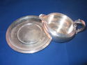 Reed and Barton #100 Gravy Sauce Dish w/ Underplat