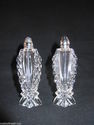 Banquet Lead Crystal Salt & Pepper Set 5 1/4" Uniq