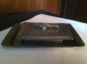 Rare Hammered Pewter Kippers Herring Tray w Lid En