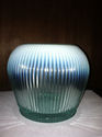 Fenton SeaFoam Opalesence Ribbed Cupped Vase # 8 -