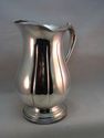 Towle Ribbed Silverplate Ice Water Pitcher on Pede