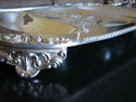 3 PC Silverplated Divided Serving Footed Large Tra