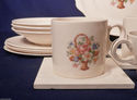 Salem China Basket Petit Point 15 Piece Child Dess