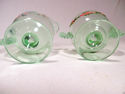 Rare Westmoreland Glass Wings Sugar Creamer Uraniu