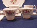 Salem China Basket Petit Point 15 Piece Child Dess