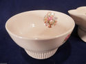 Salem China Basket Petit Point Large Sugar Bowl an