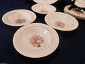 Salem China Basket Petit Point Dessert Set Cake Pl